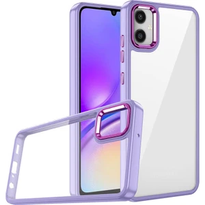 Galaxy A05 Uyumlu Inci Kılıf Kenarı Silikon Arkası Sert P.c Zore Flora Kapak