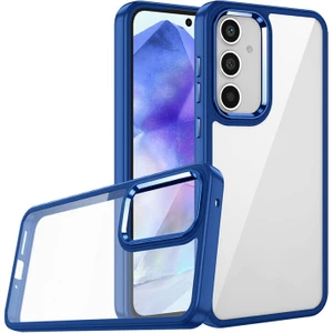 Galaxy A15 Uyumlu Inci Kılıf Kenarı Silikon Arkası Sert P.c Zore Flora Kapak