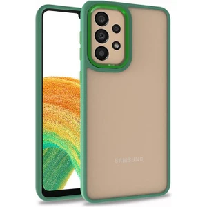 Galaxy A72 Uyumlu Inci Kılıf Kenarı Silikon Arkası Sert P.c Zore Flora Kapak