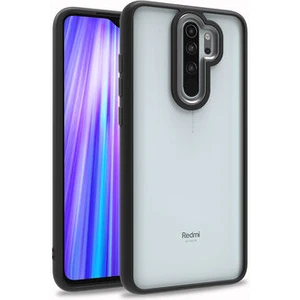 Xiaomi Redmi Note 8 Pro Uyumlu Inci Kılıf Kenarı Silikon Arkası Sert P.c Zore Flora Kapak