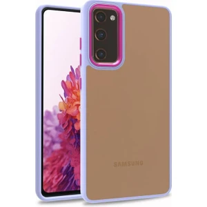 Galaxy S20 Fe Uyumlu Inci Kılıf Kenarı Silikon Arkası Sert P.c Zore Flora Kapak