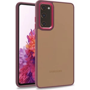 Galaxy S20 Fe Uyumlu Inci Kılıf Kenarı Silikon Arkası Sert P.c Zore Flora Kapak