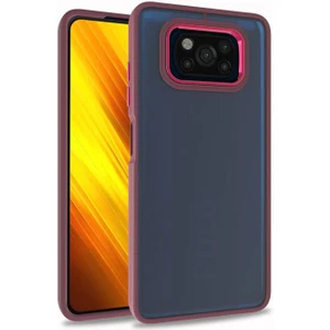 Xiaomi Poco X3 Uyumlu Inci Kılıf Kenarı Silikon Arkası Sert P.c Zore Flora Kapak