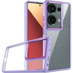 Xiaomi Redmi Note 13 Pro 4g Uyumlu Inci Kılıf Kenarı Silikon Arkası Sert P.c Zore Flora Kapak