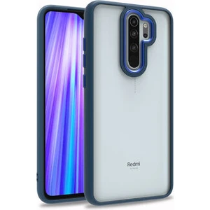 Xiaomi Redmi Note 8 Pro Uyumlu Inci Kılıf Kenarı Silikon Arkası Sert P.c Zore Flora Kapak