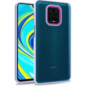 Xiaomi Redmi Note 9 Pro Uyumlu Inci Kılıf Kenarı Silikon Arkası Sert P.c Zore Flora Kapak