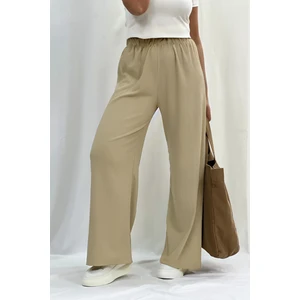 Kadın Günlük Rahat Bol Kesim Kalitetli Palazzo  Pantolon