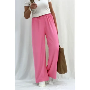 Kadın Günlük Rahat Bol Kesim Kalitetli Palazzo  Pantolon