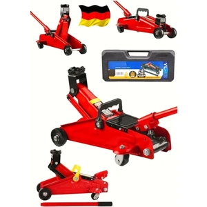 2.5 Ton Arabalı Tekerlekli Hidrolik Timsah Kriko Çantalı Max 380 mm Kaldırma