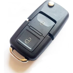Volkswagen Polo Golf 5 Jetta A5 Passat Anahtar Kabı Kumanda Kabı Oto Anahtarlık 2 Tuşlu Logolu