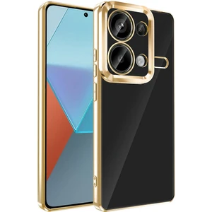 Redmi Note 13 Pro 4g Uyumlu 3D Kamera Lens Korumalı Ekran Koruyucu Hediyeli Logo Gösteren Kenarları Renkli Arkası Şeffaf Sararmaz Kıılıf