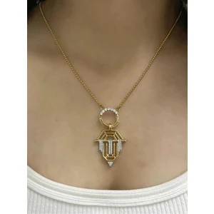 Çelik Gold Serenay Kolye 60CM