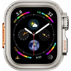 Apple Watch 7 8 9 45 mm Uyumlu Watch Ultra Metal Kasa Dönüştürücü Gövde Koruma Önü Açık