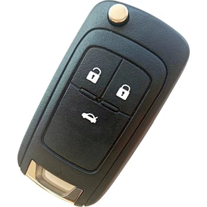 Chevrolet Cruze Trax Uyumlu Anahtar Kumanda Kabı Oto Anahtarlık Vidalı Logolu 3 Tuş Witte