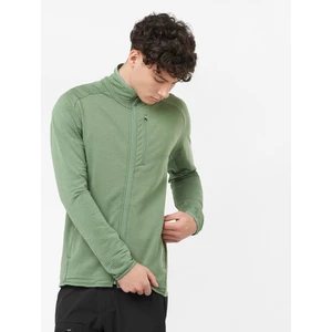 Essential Lightwarm Erkek Tam Fermuar Polar - Yeşil