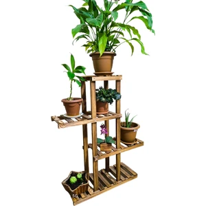 Wooden City Ahşap Saksılık Çiçeklik Saksı Koyma Standı Ev Görme Hediyesi