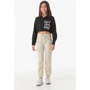 Beli Lastikli Kargo Cepli Unisex Pantolon