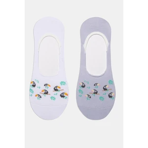 Parrots 2li Lila Babet Çorabı