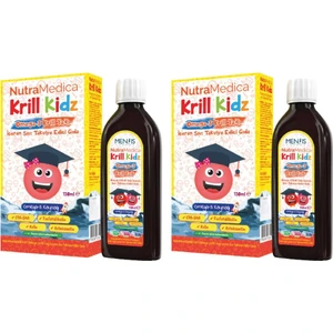 Krill Kidz Omega3 Ve Krill Yağı Içeren Takviye Edici Gıda 150ml X2 Adet