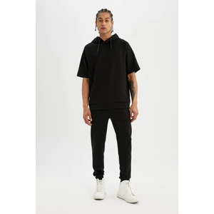 DeFactoFit Jogger Eşofman Altı Slim Fit Dar Kesim Skuba Dalgıç Kumaş Lastikli Paça Beli Bağcıklı Cepli Z9112AZ24AU