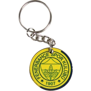 Tek Renk Logolu Ahşap Anahtarlık