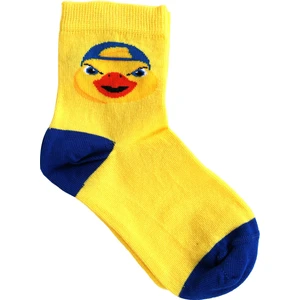 Çocuk Yellow Maskot Çorap