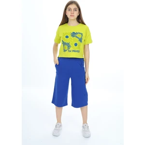 Toontoy Club Toontoy Kız Çocuk Baskılı Kaprili Takım