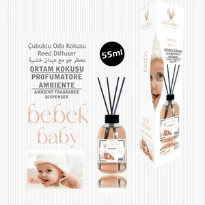 Elegance Vip Perfume Bebek Reed Diffuser Bambu Çubuklu Oda Kokusu (55ML)
