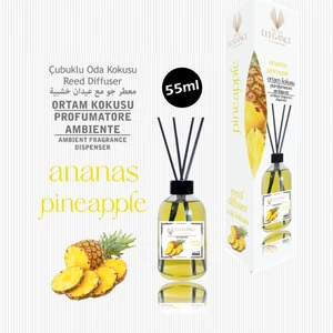 Elegance Vip Perfume Ananas Reed Diffuser Bambu Çubuklu Oda Kokusu 55 ml