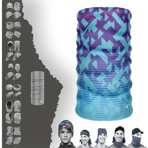 Extreme Mor Mavi Geçişli Boyunluk Bandana Baf Toka Maske Saçbandı