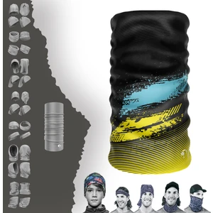 Extreme  Sarı Siyah Desenli Boyunluk Bandana Baf Toka Maske Saçbandı