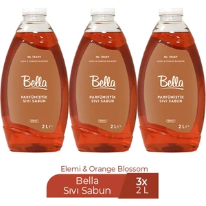Sıvı Sabun Elemi&orange Turuncu 2000 ml x 3 Adet