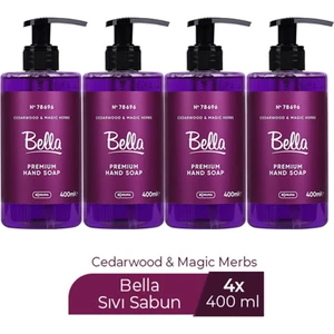 Sıvı Sabun Cedar&magic Mor 400 ml x 4 Adet