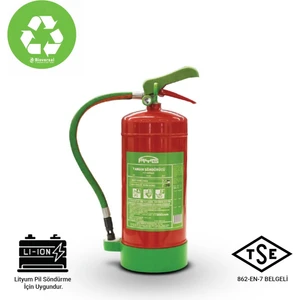 Ayg 9 kg Bioversal Elektrikli Araçlar ve Lityum-Iyon Batarya (Pil, Akü) Yangın Soğutucu Cihazı