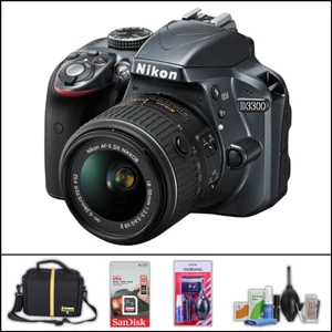 D3300 + 18-55 mm Vr Lens Dslr Fotoğraf Makinesi (Çanta + 32 GB Sd Kart + Temizlik Kiti Hediyeli)