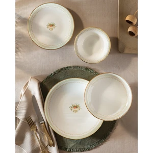Madame Coco Lebrun 6 Kişilik 24 Parça Yemek Takımı - Gold/platin