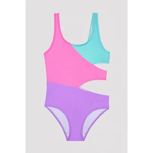 Kız Çocuk Pembe Garden Mayokini