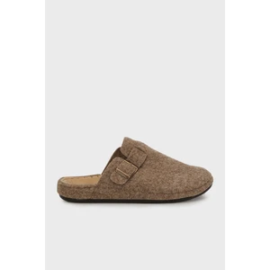 Kemerli Keçe Kışlık Ev Terlik Erkek Terlik 6711003