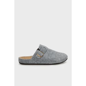 Kemerli Keçe Kışlık Ev Terlik Erkek Terlik 6711003