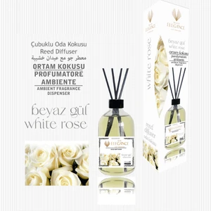 Elegance Vip Perfume Beyaz Gül Reed Diffuser Bambu Çubuklu Oda Kokusu (110ML)