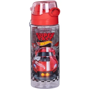 500 ml Hot Wheels Pipetli Askılı Kilitlenebilir Su Matarası