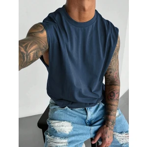 Erkek Bisiklet Yaka Etek Ve Kol Bitimi Dökümlü Süprem T-Shirt