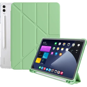 Samsung Galaxy Tab S9 X710 X716 X718 Kılıf Kalem Bölmeli Trifolding Case
