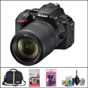 D5600 + 18-140 mm Vr Lens Dslr Fotoğraf Makinesi (Çanta + 32 GB Sd Kart + Temizlik Kiti )
