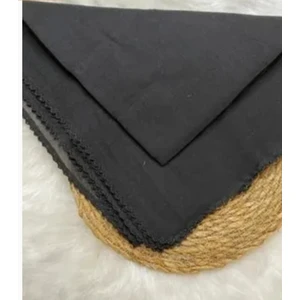 5 Adet Siyah Iç Tülbenti Iç Başörtüsü 90X90 Ebatlı