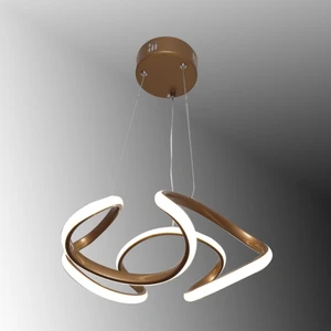 TT Aydınlatma TT307-35-ESK Tt Aydınlatma Helezon Modeli Eskitme Boyalı LED Avize