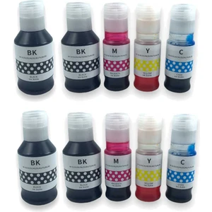 Canon G3470 G4470 Renkli Muadil Mürekkep 10'lu Set