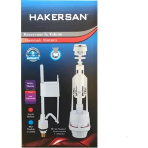 Basmalı Rezervuar İç Takım Sessiz Dolum Özelliği ile Beyaz Renk