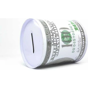 Dolar Tasarımlı Metal Kumbara - Dev Boy