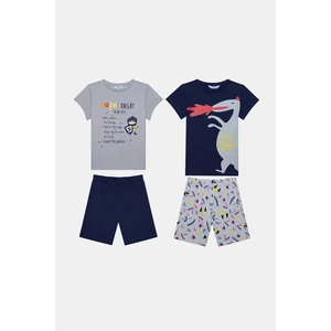 Erkek Çocuk Superknight 2li Çok Renkli Pijama Takımı